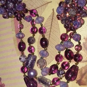 Antique Amethyst Sweater Keeper